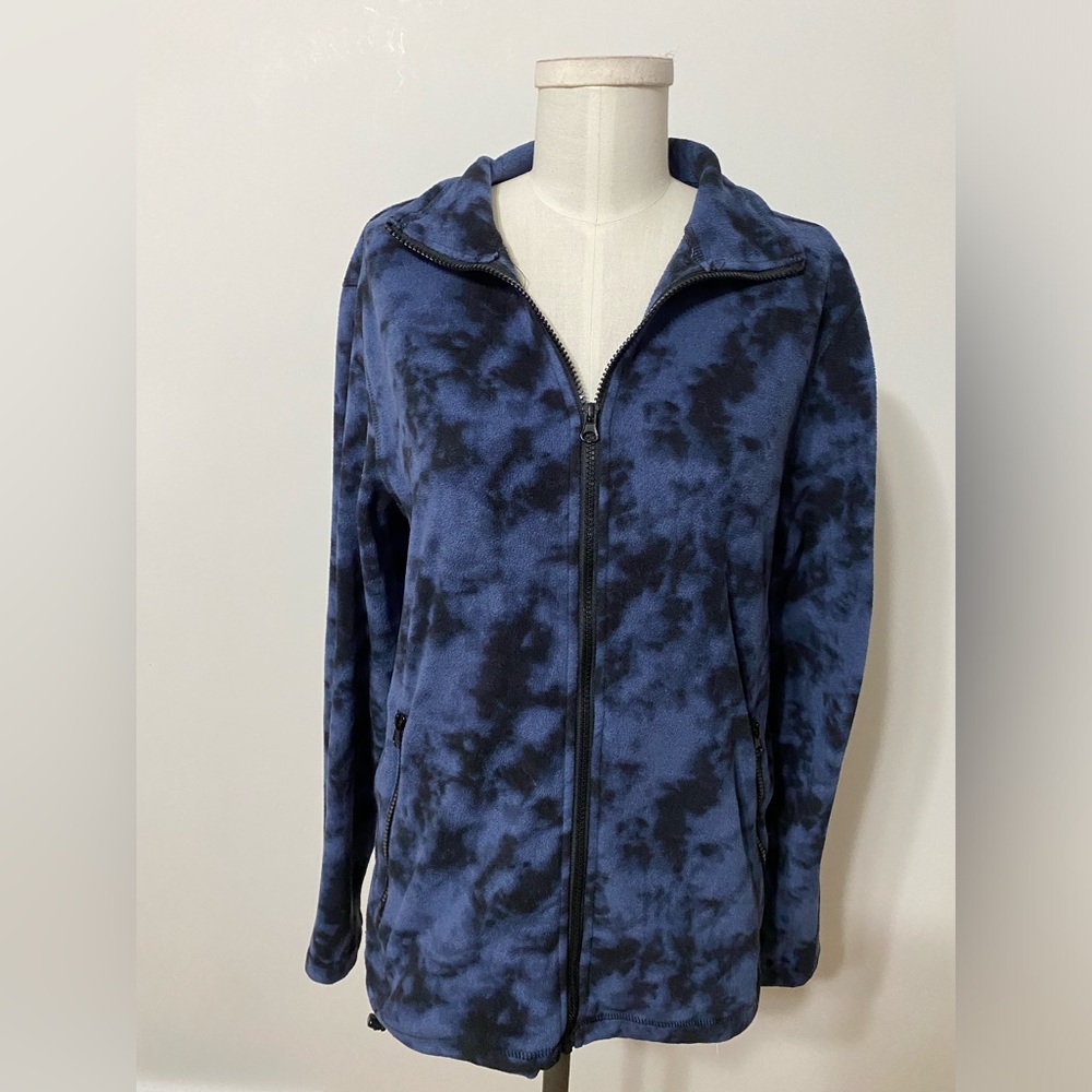 Original Use Blue and Black Full Zip Fleece Size Smalll